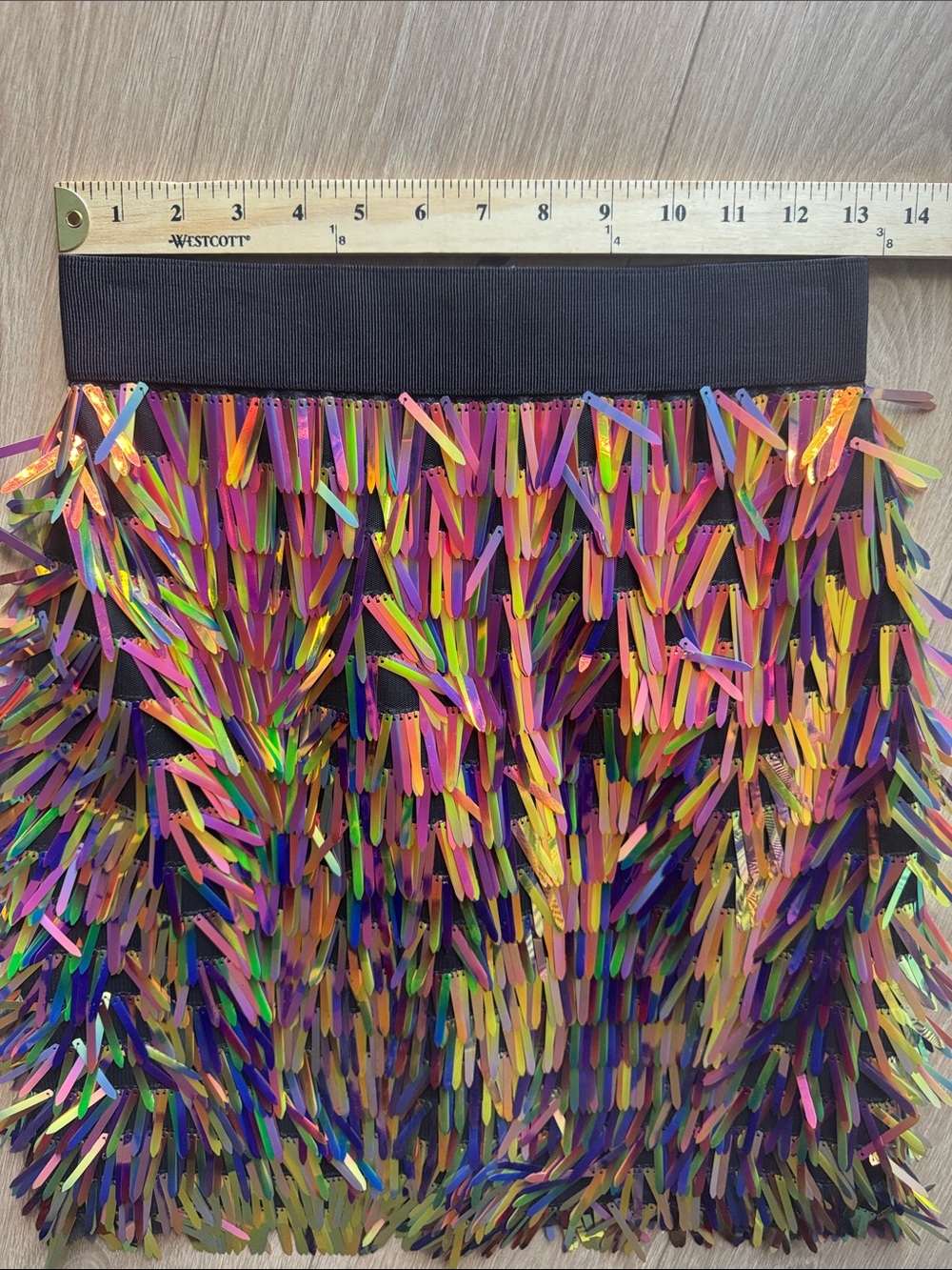 Milly Matchstick Sequin Pencil Skirt Size 2 (estimated) - Picture 14 of 16